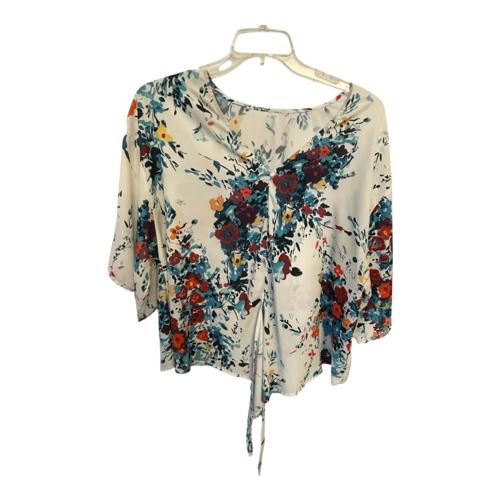 Floral Women's Top - Multicolor - Picture 2 of 4